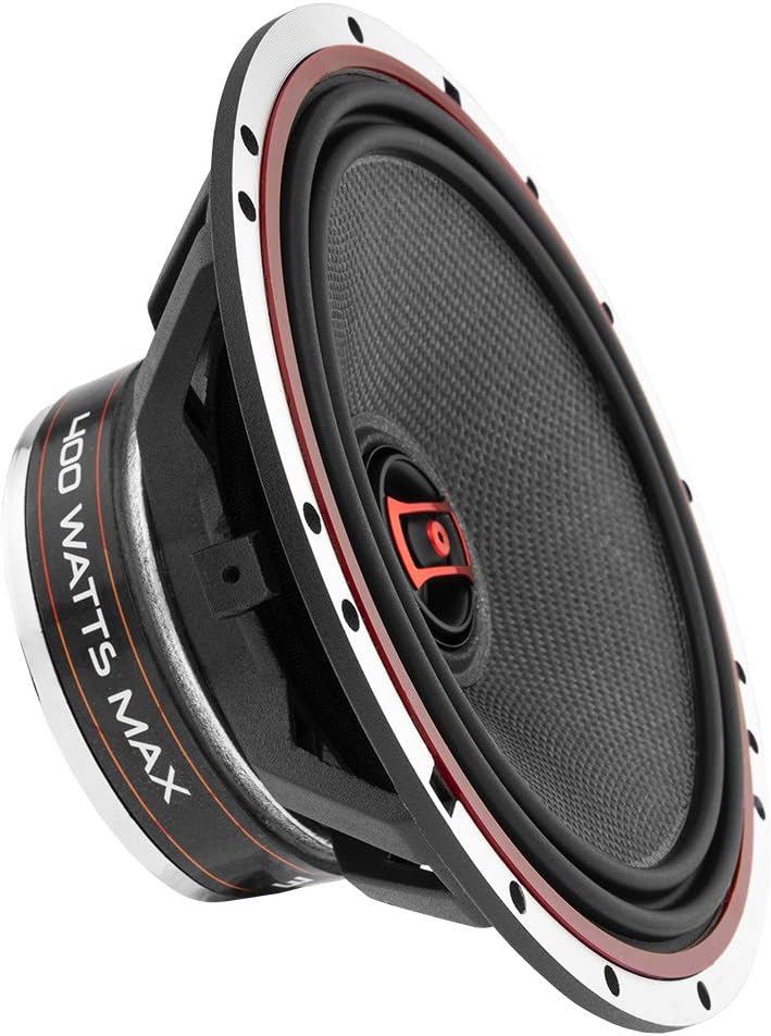 6.5-Inch 3-OHMS Car Coaxial Speaker 400 WATTS Max Set of 2 Y8780