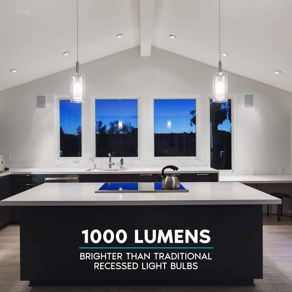 4 inch LED Gimbal Recessed Light with Junction Box, 11W, 5000K Bright White, 1000 Lumens, Dimmable, IC Rated L253474