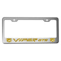 License Plate Frame CF Yellow M232