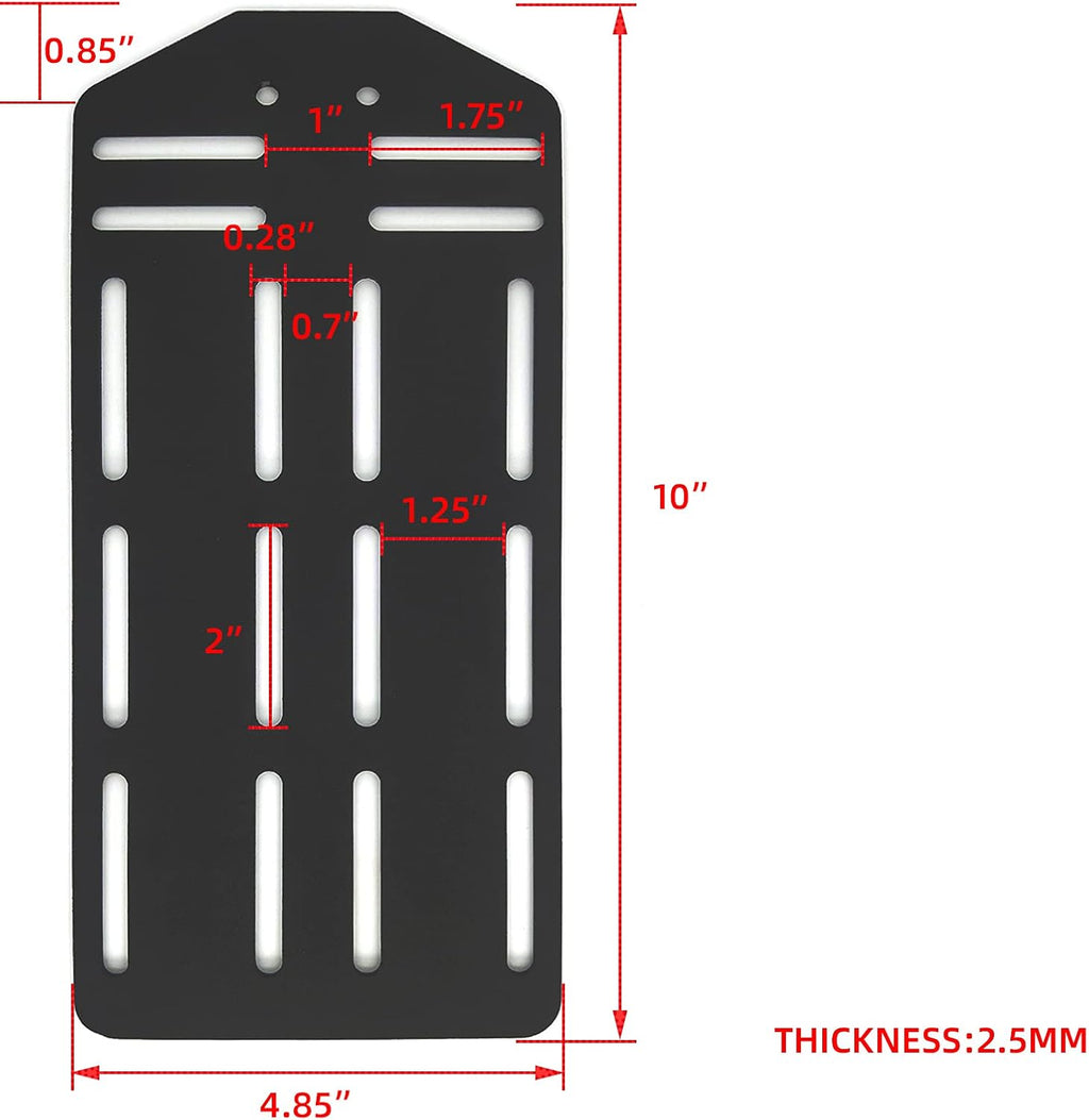 King Bed Headboard Attachment Bracket Modification Plate, Pack of 2 L5231