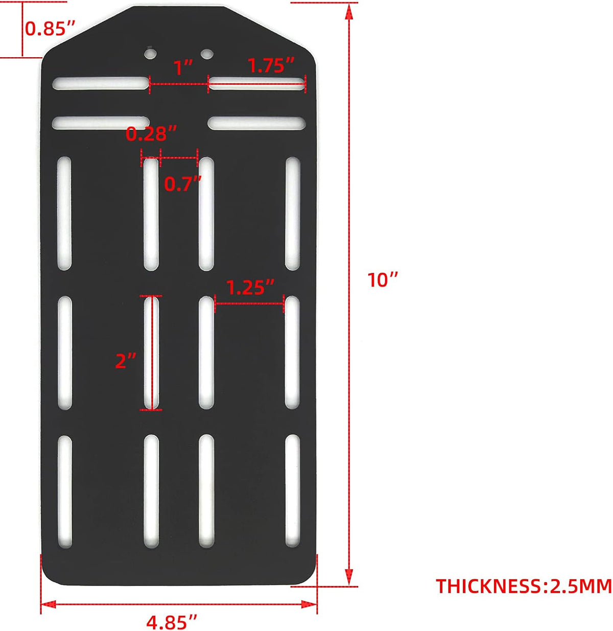 King Bed Headboard Attachment Bracket Modification Plate, Pack of 2 L5231