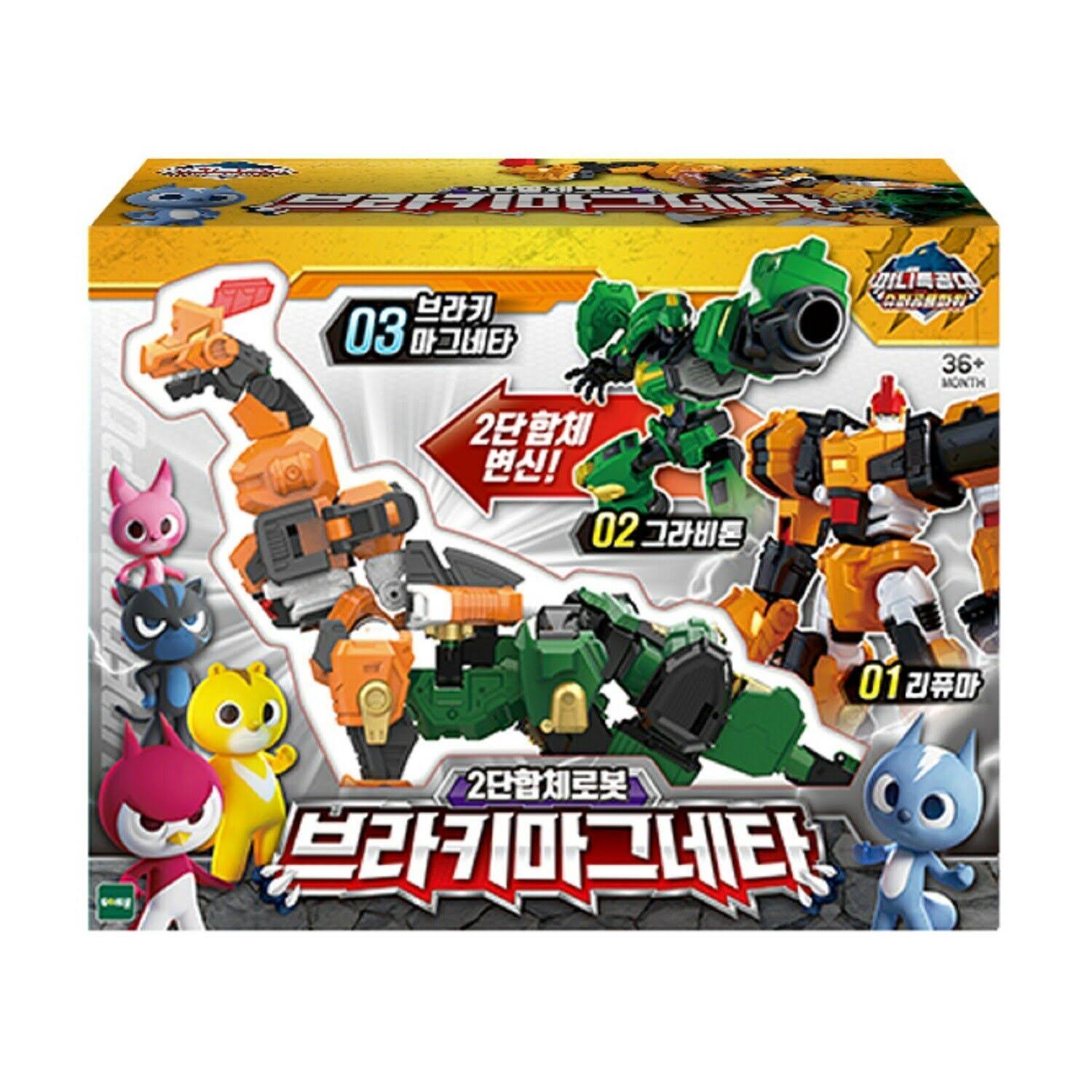 Miniforce Brachi Magneta Transformation Action Figure Toy V1255