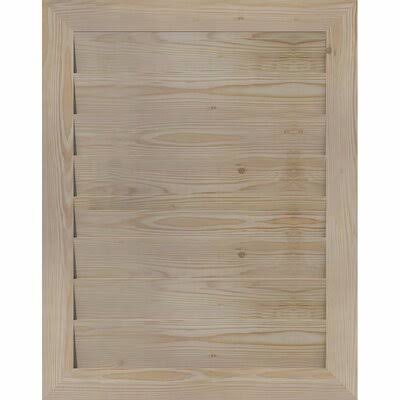 Unfinished Non-Functional Vertical Gable Vent E526167