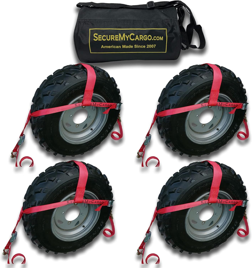 Red ATV/UTV/Tractor Wheel Net (4) M303