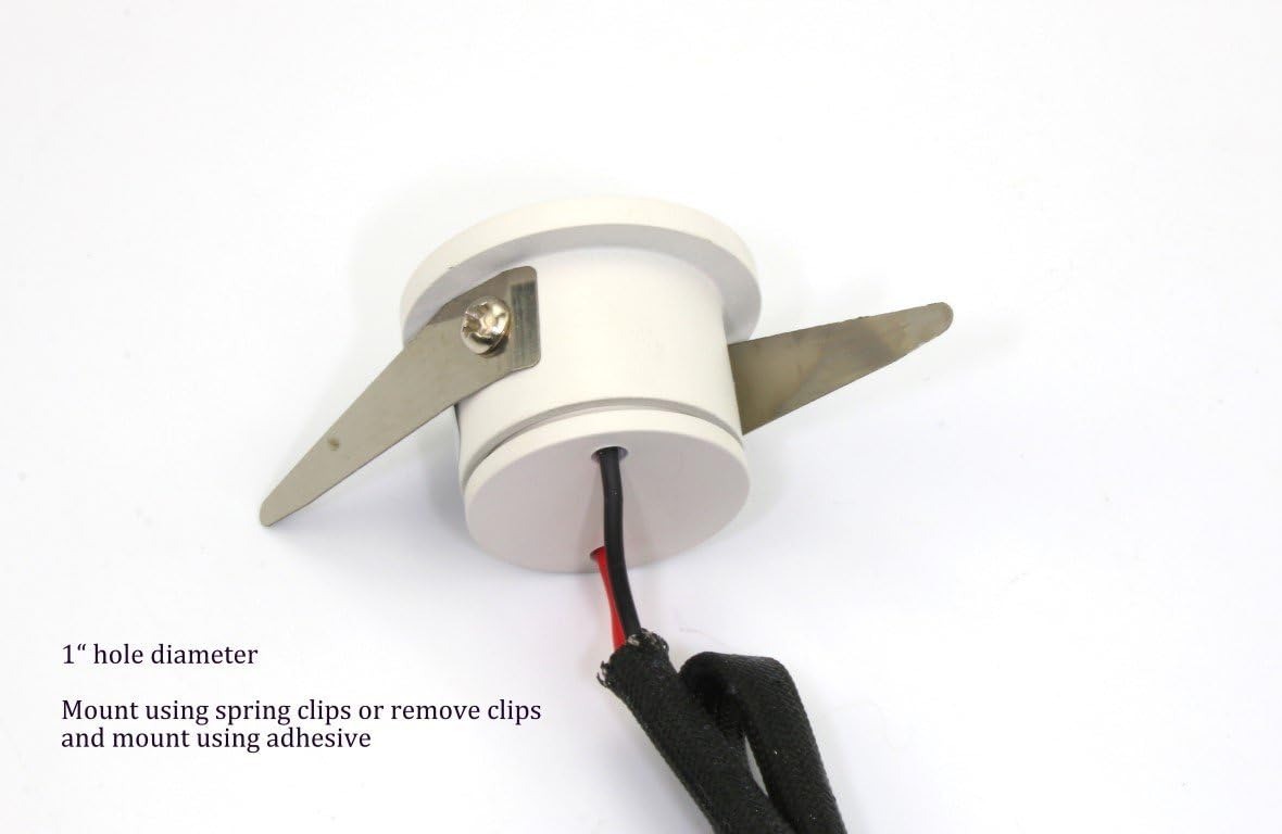 1.25" 1 Watt Cool White LED Down Light Pack of 2 F915600