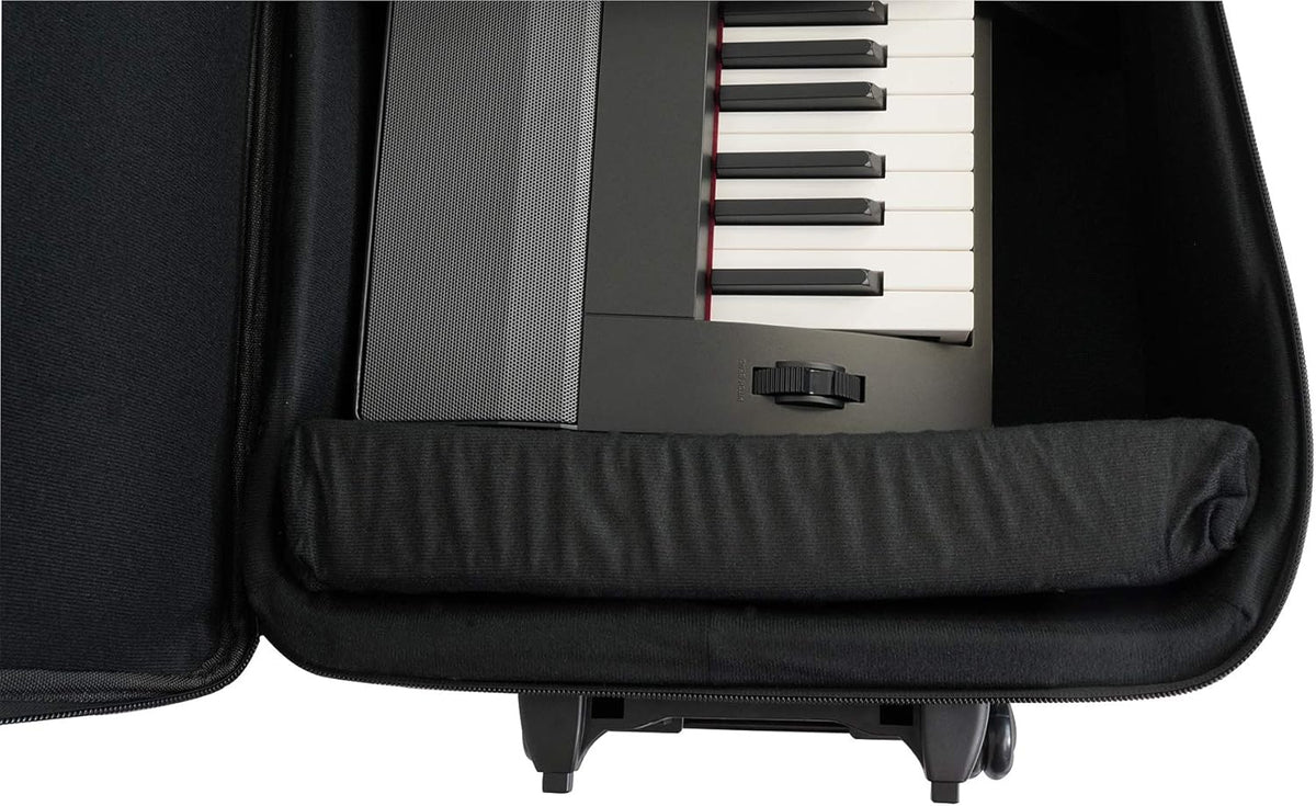 Rolling Bag 61 Slim Keyboard Case with Wheels and Large Pocket Z62584