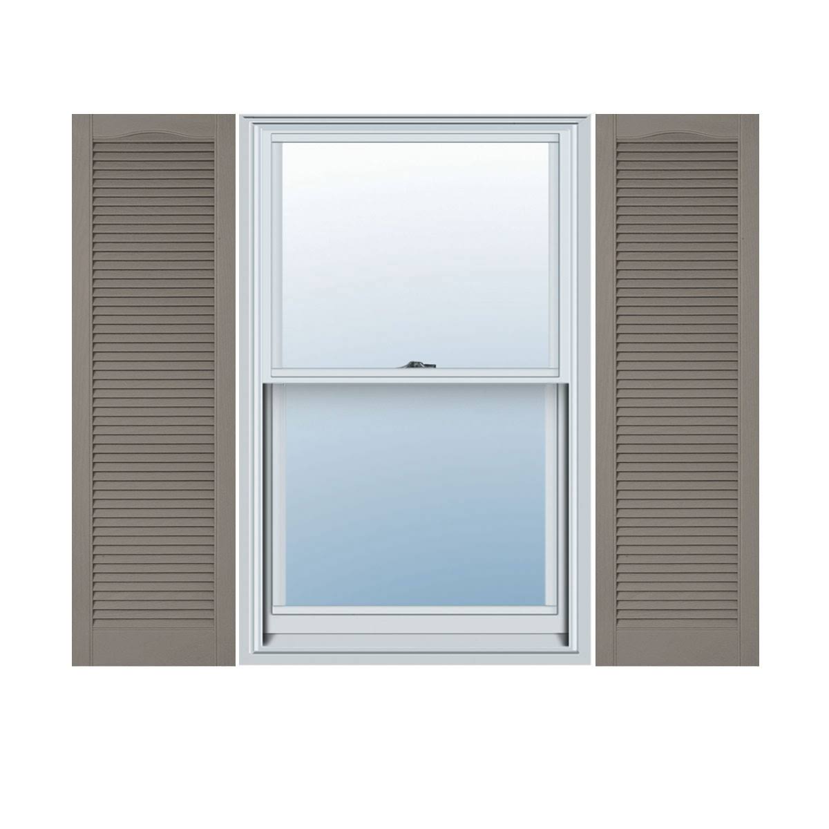 Clay Open Louver Shutters Q346064