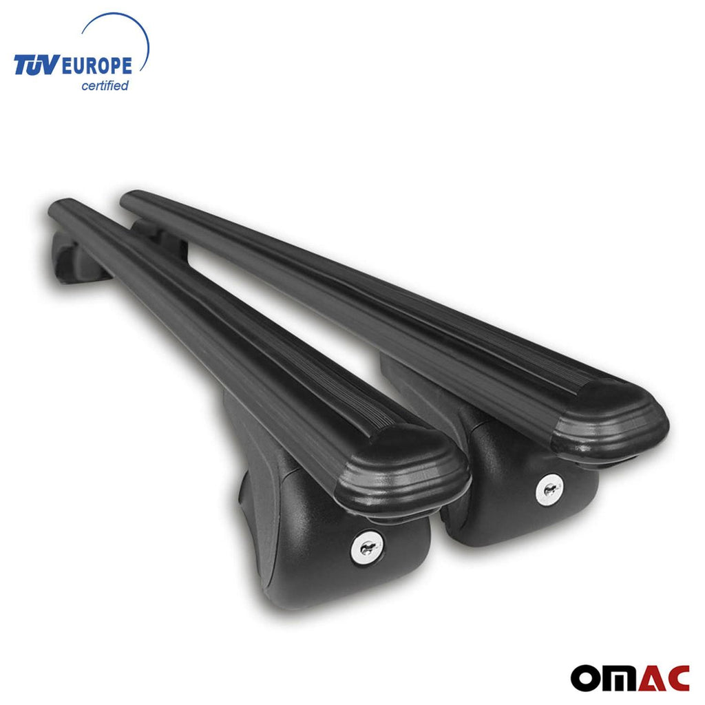 Black Roof Rack Cross Bar Carrier D697