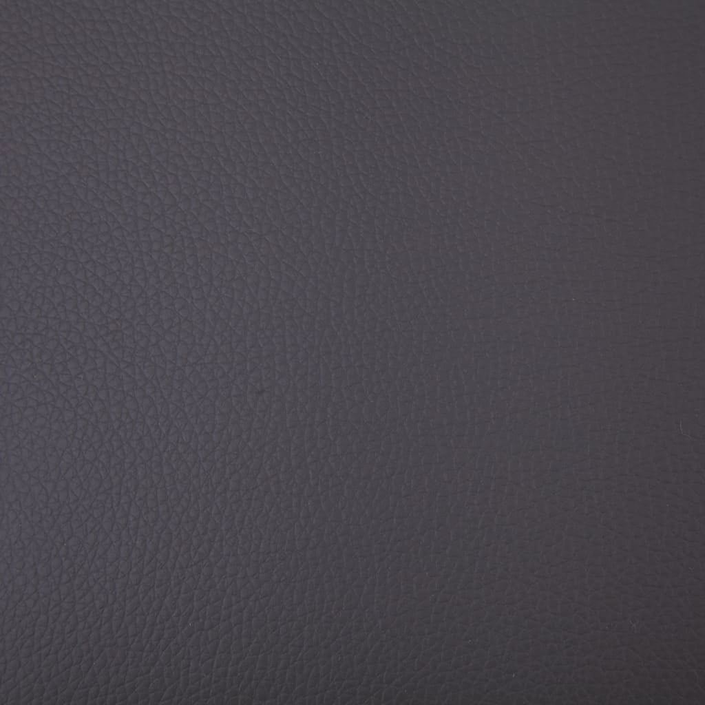 Gray Faux Leather Sectional Sofa Z57150