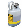 1 gal White Polyethylene Safety Can R744036
