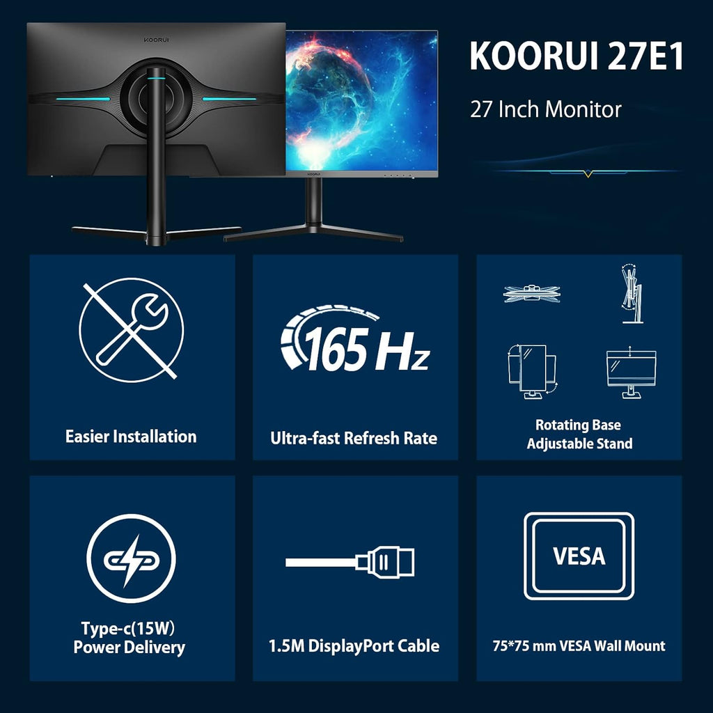 24 Inch FHD 1080p IPS 75Hz Monitor C94482