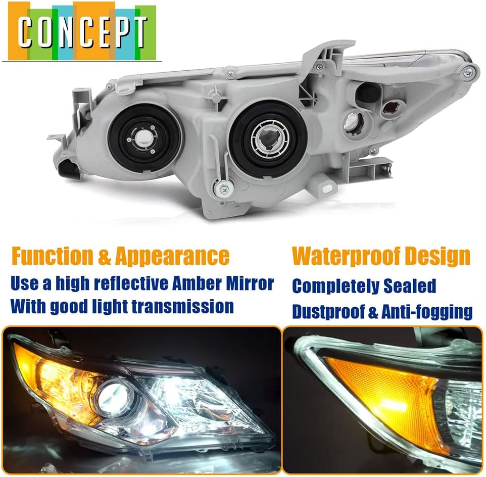 Chrome Housing Projector Headlights (Passenger Side) U9689