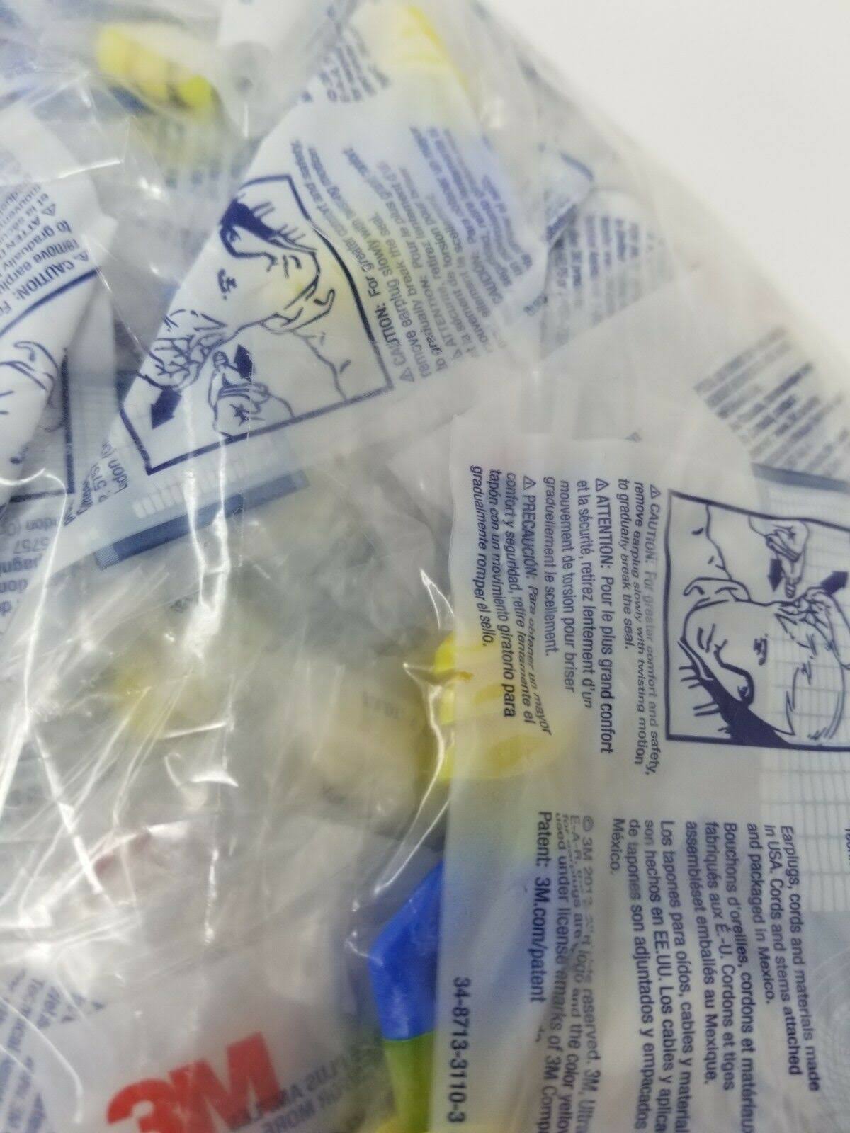 27 Earplugs, Uncorded, 400 EA/Case M714