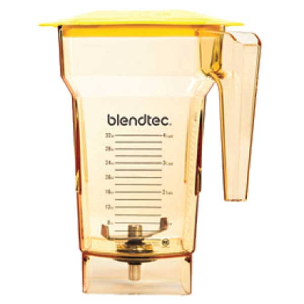 Yellow FourSide Jar with Hard Lid 5 Pack S48388