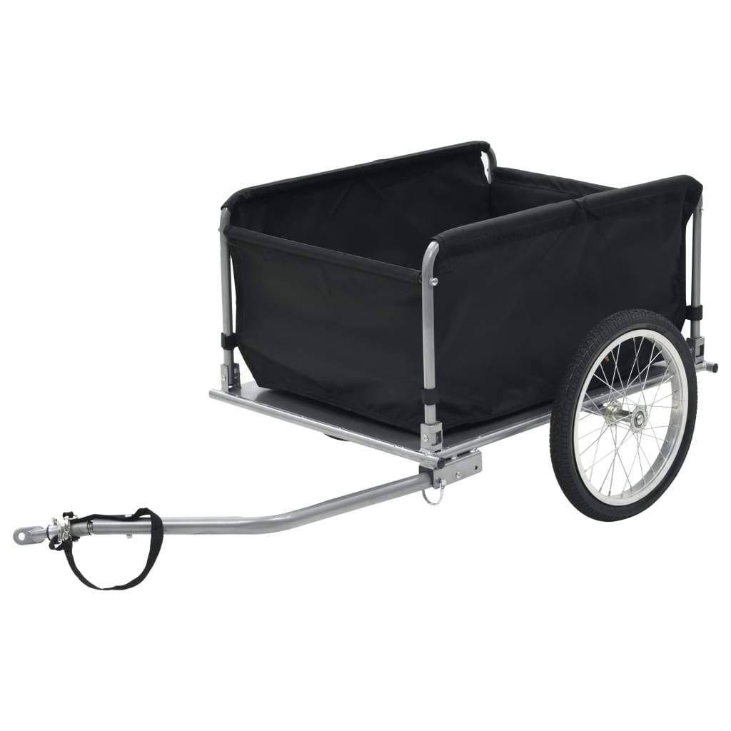 Gray and Orange Bike Cargo Trailer S1430